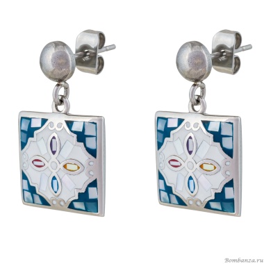 Серьги Fiore Luna, ENAMEL MIX